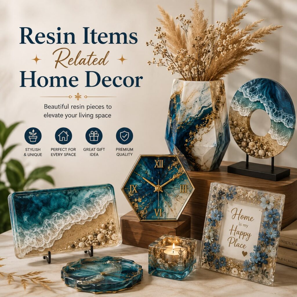 resin items related home decor